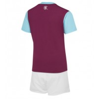 Camiseta Burnley Primera Equipación Replica 2024-25 para niños mangas cortas (+ Pantalones cortos)